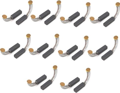 Rannb Carbon Brush Repair Parts DC Electric Motor Carbon Brush 18mm x 17mm x 7mm - Pack of 20 in Kuwait