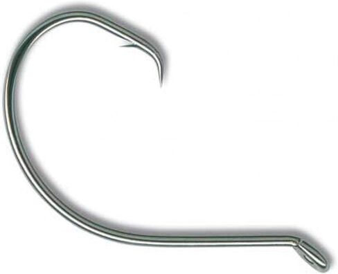 Mustad Demon Perfect Circle، Up Eye، سلك رفيع 1X في الخط - مقاس نيكل أسود 3/0 - عبوة من 10 قطع in Saudi Arabia