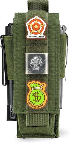 TACTICAL GEEK EDC Belt Organizer, Molle Multitool Sheath, EDC Pocket Organizer for Pack, Small Tool Organizer Pouch Accessories for Daily Carry in Saudi Arabia