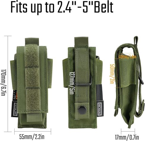 TACTICAL GEEK EDC Belt Organizer, Molle Multitool Sheath, EDC Pocket Organizer for Pack, Small Tool Organizer Pouch Accessories for Daily Carry in Saudi Arabia