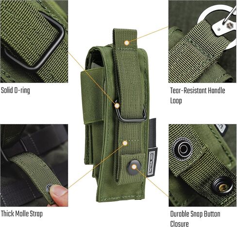 TACTICAL GEEK EDC Belt Organizer, Molle Multitool Sheath, EDC Pocket Organizer for Pack, Small Tool Organizer Pouch Accessories for Daily Carry in Saudi Arabia