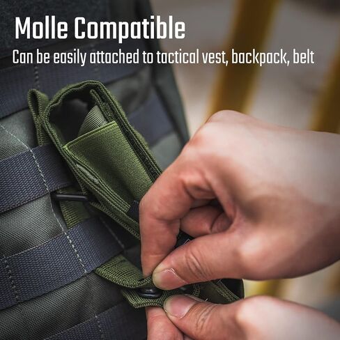 TACTICAL GEEK EDC Belt Organizer, Molle Multitool Sheath, EDC Pocket Organizer for Pack, Small Tool Organizer Pouch Accessories for Daily Carry in Saudi Arabia