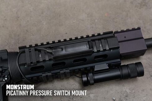 نظام تركيب مفتاح الضغط الخفيف للأسلحة Monstrum Picatinny | تشمل حامل التبديل ومشابك الحبل in Kuwait
