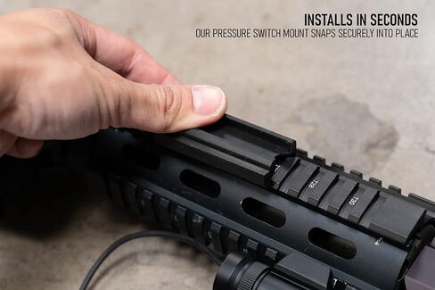 نظام تركيب مفتاح الضغط الخفيف للأسلحة Monstrum Picatinny | تشمل حامل التبديل ومشابك الحبل in Kuwait