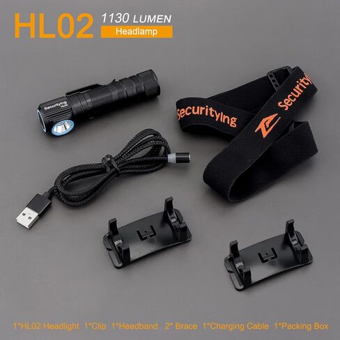HL02 مصباح أمامي LED مغناطيسي قابل لإعادة الشحن، ضوء رأس قابل للتعديل 180 درجة 9 أوضاع 1130LM مصباح يدوي بزاوية قائمة مقاوم للماء، مع قاعدة مغناطيسية + عصابة رأس (البطارية غير متضمنة) in Kuwait