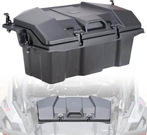 صندوق شحن HAKA TOUGH 60 QT لملحقات Polaris RZR PRO R/Pro R 4 2022 2024، صندوق تخزين خلفي مقاوم للماء لـ RZR Pro R 4، استبدل OEM # 2884235 in Kuwait