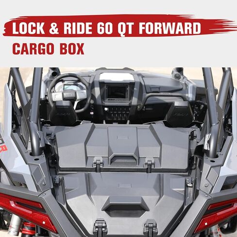 صندوق شحن HAKA TOUGH 60 QT لملحقات Polaris RZR PRO R/Pro R 4 2022 2024، صندوق تخزين خلفي مقاوم للماء لـ RZR Pro R 4، استبدل OEM # 2884235 in Kuwait