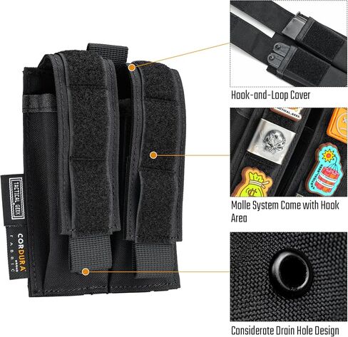 TACTICAL GEEK EDC Belt Organizer, Molle Multitool Sheath, EDC Pocket Organizer for Pack, Small Tool Organizer Pouch Accessories for Daily Carry in Saudi Arabia