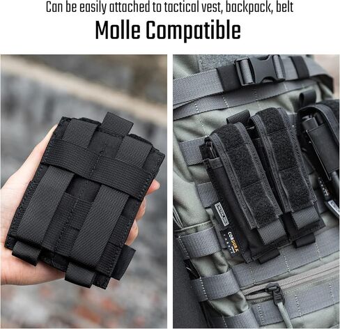 TACTICAL GEEK EDC Belt Organizer, Molle Multitool Sheath, EDC Pocket Organizer for Pack, Small Tool Organizer Pouch Accessories for Daily Carry in Saudi Arabia