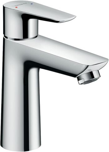 صنبور حمام Hansgrohe Talis E عصري سهل التنظيف بمقبض واحد بفتحة واحدة 6 بوصة لون برونزي مصقول، 71710141 in Kuwait