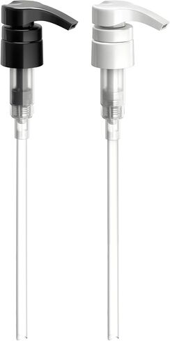 Pumps for Shampoo/Conditioner Bottles |1 Liter, 33.8 oz.| Leak-Proof | Fits1-Inch Bottle Neck | Pack of 2 Black in Saudi Arabia