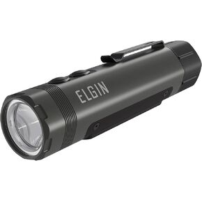 Elgin Maverick LED Flashlight, Rechargeable, Cree Super Bright 1600 Lumens, 4 Brightness Modes, Long-Lasting Battery Life, IP66 Weatherproof Torch for Work, Construction, Outdoor, Camping, Hiking