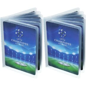 Chivao 10 Set 6 Page Clear Plastic Wallet Insert Transparent Credit Card Protector Plastic Credit Card Sleeves Wallet Pictures Holder for Men Women Bifold or Trifolds