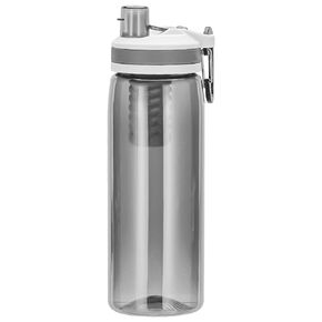 Filtered Water Bottle,Camping Water Purifier Bottle,Portable Press Water Bottle with Filter for Hiking,Travel,Survival,Backpacking, Drinking, Emergency-Green