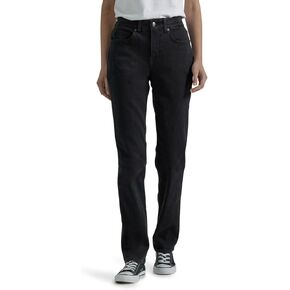 Lee Women's Ultra Lux Comfort with Flex Motion Straight Leg Jean, Midnight Bloom, 16 Short