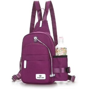 Backpack Nylon Sling Bag Multipurpose Daypacks Shoulder Bags Crossbody Backpack for Hiking Camping Sports Chest Bag Large