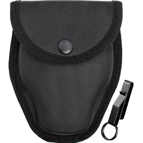 2Pcs Handcuff Cases and Handcuff Keys Fob Set,Hidden Snap Handcuff Pouch,Hand Cuff Pouch for Duty Belt Law Enforcement,Multifunctional Border Shaped Handcuff Bag Outdoor Belt Gear Bag