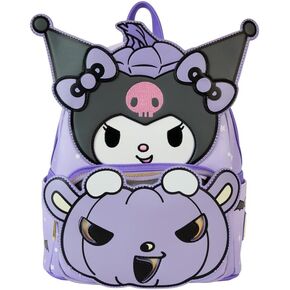 Loungefly Sanrio Kuromi Pumpkin Glow Mini Backpack