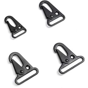 10PCS 0.75"/1"/1.25"/1.5" Enlarged HK Clips Heavy Duty Snap Hooks Sling Clips for Paracord Sling Outdoors