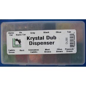 Hareline Fly Tying Krystal Dub Dubbing Dispenser