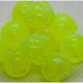 SBHS14 Soft Beads, 14 mm, Hot Snot, Neutral Buoyancy, 10/Pack