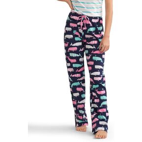 Little Blue House by Hatley Women's Pajama Pants, Nautical Whales, Medium