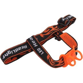 Headband Flashlight Holder, Headlamp Replacement Strap, Headlamp Strap, Outdoor Elastic Strap Hands Free Headlamp Holder Strap for 22 to 32mm Diameter Flashlight