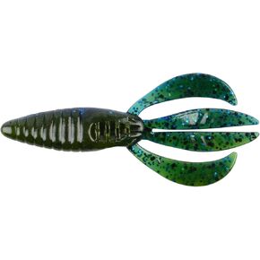 Berkley PowerBait Pit Boss Fishing Bait, 4", Okochobee Craw, 8 Count