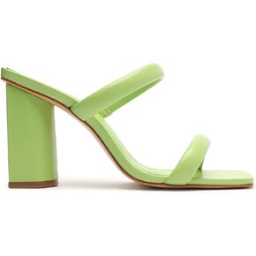 SCHUTZ Women's Ully Double Strap Slip-On Heeled Sandal