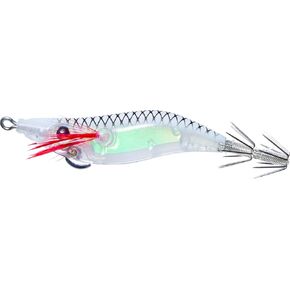 Yo-Zuri Mini Aurora Squid Jig، عائم، 2 بوصة، 48 مم، 1، أبيض مضيء