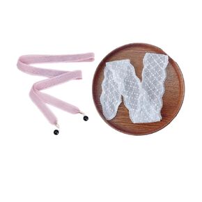 SuiGlory Lace Headband Head Hair Scarf, Handbag Handle Wrap Ribbon Scarf Neckerchief