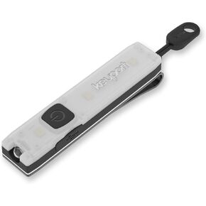 Keyport Pocket Flare 2.0 Mini Flashlight - Rechargeable Keychain Flashlight with Pocket Clip | Small Flat Pocket Flash Light | USB Flashlight | Ideal Purse Light | EDC LED Light w/Beam & Lamp