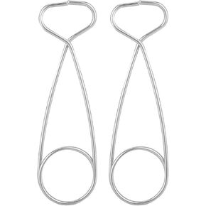 2Pcs Stainless Steel Fish Mouth Jaw Spreaders Hanging Hook Rack for Water Bottle