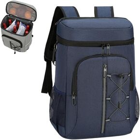 Backpack Cooler Bag Insulated Leak Proof Soft Sided Cooler, Waterproof Backpack, Comfortable for Outdoor Camping Hiking Picnics Beach,Large Capacity 30L