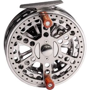 4 1/2" CENTERPIN Centrepin Float Reel Steelhead COARSE Trotting Fishing 114MM CNC Machine Cut Aluminum