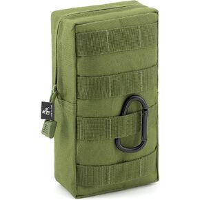 Tactical Pouch Drawstring Nylon Molle Pouch Outdoor Waist Bag Multi-Purpose Water-Resistant