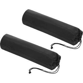 PATIKIL 18 Inch Ultra Mini Chair Replacement Bag, 2 Pack Nylon Foldable Tripod Carry Bag Storage Bag with Shoulder Strap for Outdoor Travel, Black