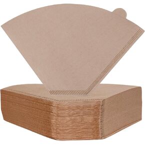 CAFEGENS #4 Coffee Filters, 200 Counts Coffee Filters 8-12 Cup, Disposable Cone Coffee Filters Nature Unbleached Paper Filters for Pour Over and Drip Coffee Maker in Saudi Arabia