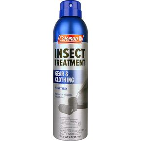Coleman Insect Treatment Spray - Permethrin Insect Repellent Spray for Gear and Clothing, protection against ticks, mosquitoes, and mites, ideal for camping, hiking, and outdoor activities, 6oz