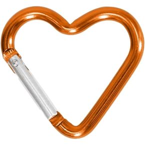 Heart Shaped Carabiner Clip Aluminum Alloy Keychain Clip Spring Snap Hook Camping Backpack Clips Duty Carabiner Lightweight Aluminum Alloy Clip Backpack Carabiner Rustproof,Accessories