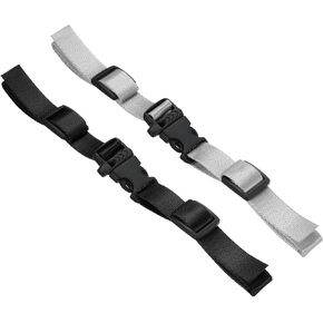 PATIKIL Backpack Belt Strap Set, 2 Pack Nylon Webbing Adjustable Replacement Waist Strap with Quick-Release Buckle for Pack Luggage Bags, Yellow, Red