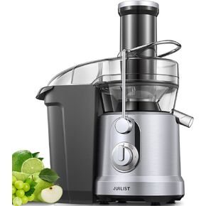 Juicer Machines 1000W, Juilist Powerful Juice Extractor Machine with 3.2" Wide Mouth for Whole Fruits & Veggies, Fast Juicing Fruit Juicer for Beet, Celery, Carrot, Apple, Easy to Clean, BPA-Free