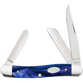 Case Cutlery CA23448: Stockman Blue Pearl Kirinite