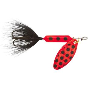YAKIMA BAIT Wordens Original Rooster Tail Spinner Lure, Flame Spot, 1/16-Ounce