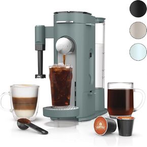 Ninja PB051 Pods & Grounds Specialty Single-Serve Coffee Maker, K-Cup Pod Compatible, Built-In Milk Frother, 6-oz. Cup to 24-oz. Travel Mug Sizes, Black