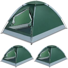 3 قطع خيمة ظهر مقاومة للماء لشخصين خيام تخييم خفيفة الوزن سهلة التركيب خيمة على شكل قبة للمشي في الهواء الطلق 78.7 × 59.1 × 45.3 بوصة in Kuwait