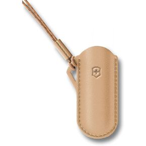 Victorinox Leather Pouch for Swiss Army Knives, Beige Wet Sand