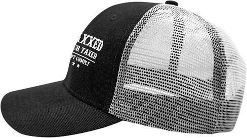 Unvaxxed and OverTaxed Trucker hat Unvaxxed and Over Taxed I Will Not Comply Trucker Hat in Saudi Arabia