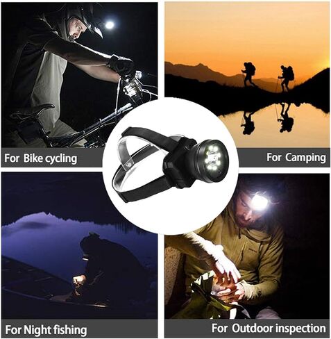 Headlamp Wearable Camera,Head Mounted Camera,1080P HD Video Camcorder,LED Headlamp Rechargeable,IP66 Waterproof, Rechargeable Hands Free Head Mounted Camera, for Camping, Running, Climbing, Hiking in Saudi Arabia