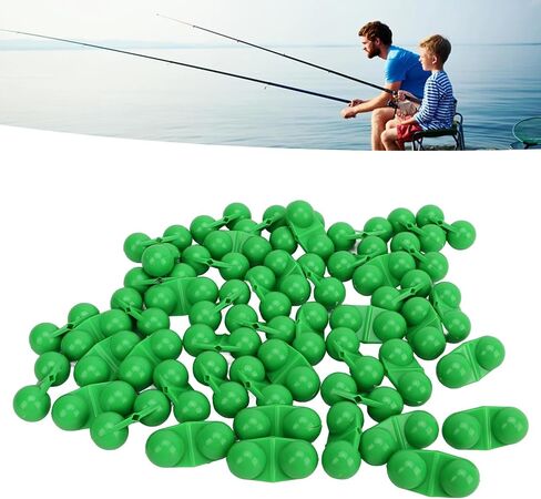 Portable Catfish Rattles, Wide Compatibility 2mm Bore Hole 50PCS Fishing Attractor Bell Beads for Luring Fish in Saudi Arabia